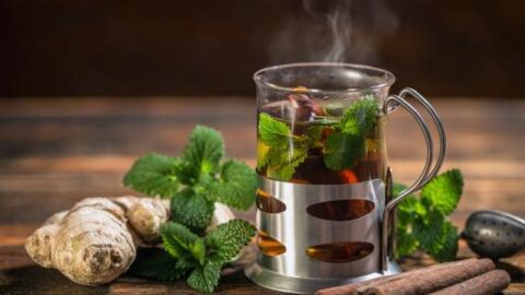 فوائد الزنجبيل مع الشاي الأخضر