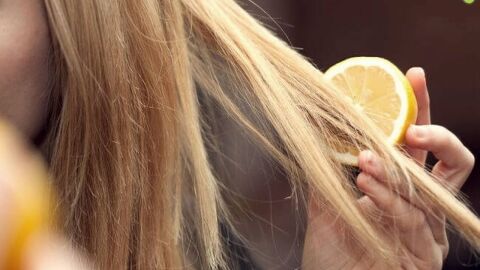 فوائد الليمون للشعر الجاف