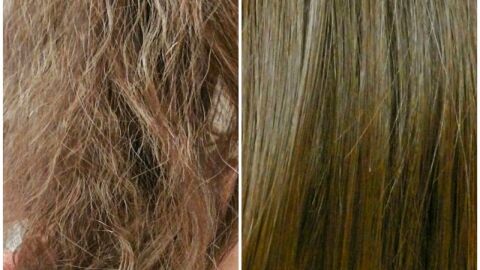 طريقة معالجة الشعر الجاف