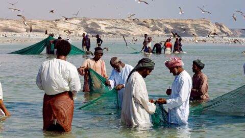 صيد السمك في عمان
