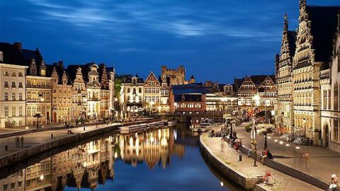مدينة جنت في بلجيكا