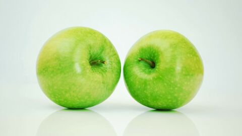 مكونات التفاح الأخضر