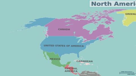 كم دولة في قارة أمريكا الشمالية