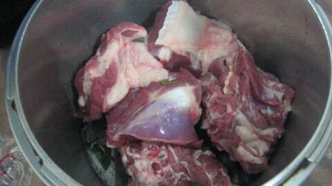 طريقة طبخ اللحم في قدر الضغط