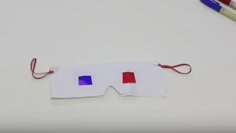 كيفية صنع نظارة ثلاثية الأبعاد