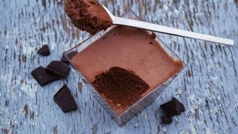 طريقة عمل موس الشوكولاتة دون كريمة