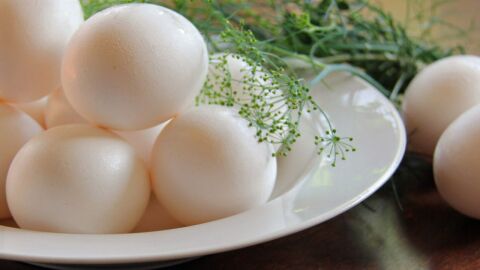 طريقة عمل بيض مسلوق لذيذ