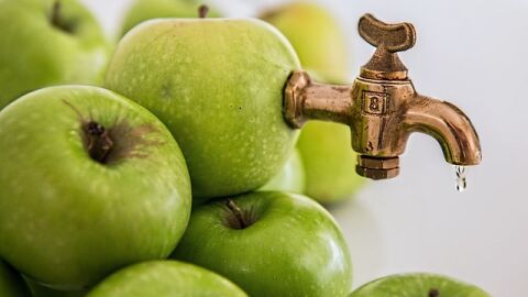 طريقة عمل عصير تفاح طازج