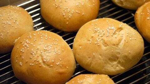 طريقة عمل خبز الهمبرجر في البيت