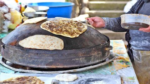 طريقة عمل خبز الصاج اللبناني
