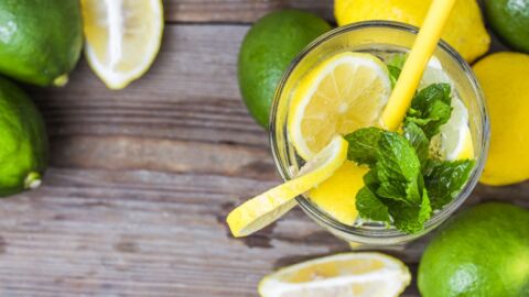 كيفية صنع عصير الليمون بالنعناع