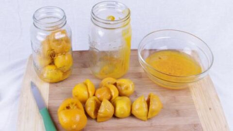 طريقة تخليل الليمون المسلوق
