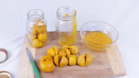 كيفية تخليل الليمون