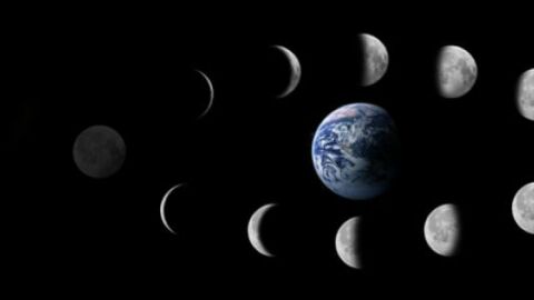 مراحل القمر في الشهر الهجري