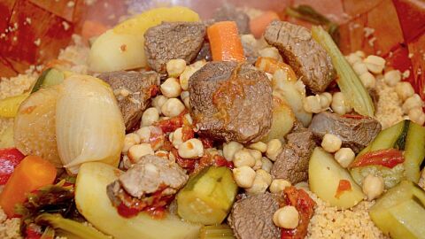 أطباق مغربية باللحم