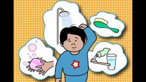 أدوات النظافة الشخصية للأطفال