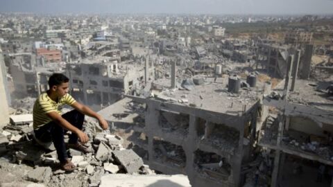 مساحة غزة وعدد سكانها