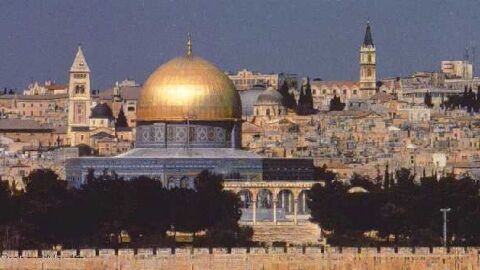 ارتفاع مدينة القدس عن سطح البحر