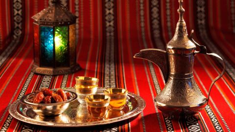 طريقة القهوة العربية بالزعفران