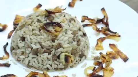 طريقة طبخ مجدرة الأرز السورية