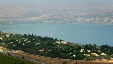 بحيرة طبريا وموقعها
