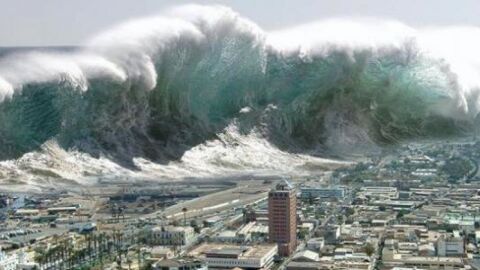 قوة زلزال تسونامي