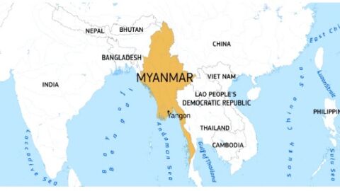 أين تقع بورما جغرافيا