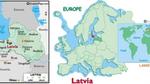أين تقع دولة لاتفيا