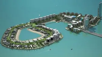 جزيرة في البحرين