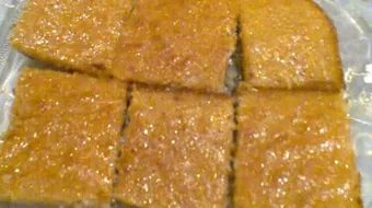 عمل بسبوسة بدون بيض