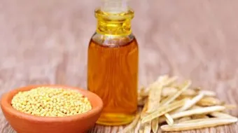 فوائد زيت الخردل للشعر الأبيض