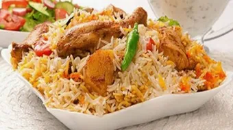 طريقة أرز البرياني بالدجاج