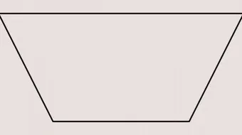 حساب مساحة شبه منحرف