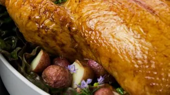 دجاج و خضار بالكيس الحراري بالفرن