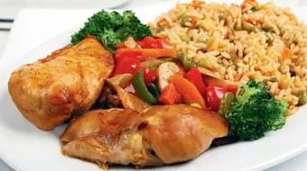 طبق دجاج للعشاء