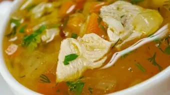 طريقة شوربة الدجاج