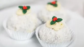 كرات جوز الهند بدون فرن