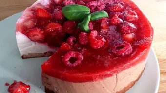 تشيز كيك بارد بدون فرن