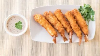 الربيان الحار المقرمش