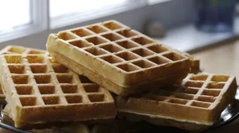 طريقة وافل مقرمش