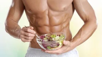 نظام غذائي لبناء العضلات وحرق الدهون
