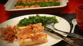 أطباق عشاء للضيوف