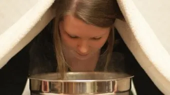 عمل حمام بخار للوجه بالبيت