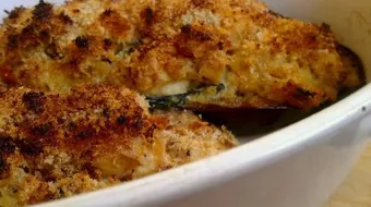 صينية الباذنجان بالبشاميل