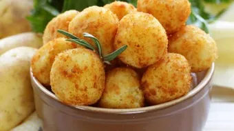 طريقة كرات البطاطس المقلية