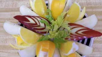 طريقة التزيين بالفواكه