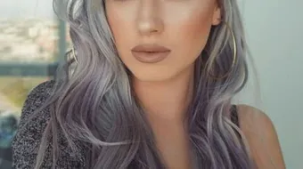 طريقة صبغ الشعر لون أشقر رمادي فاتح