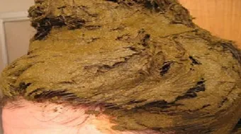 صبغ الشعر بعد الحناء