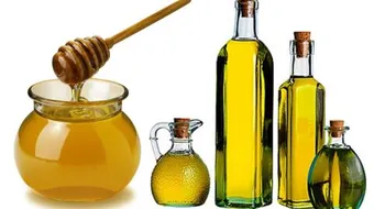 العسل وزيت الزيتون