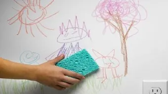 كيف أزيل أثر قلم الرصاص من الجدار